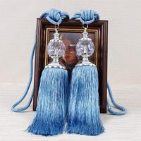 Gambar 1Pair Retro Style Euro Faux Crystal Tassels Fringe Curtain Tiebac dari Kusuma Vibe undefined 2 Tokopedia