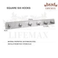 Gambar Seller304 Hook, Strong Adhesive Hook, Door Hook, Hardware Hook, Hook, Non-perforating Hook dari Balina stores undefined 5 Tokopedia