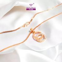 Gambar Yaxiya Kalung Wanita Double Ring Permata Perhiasan Lapis Emas 18K 012 - 714361, Liontin Saja dari YAXIYA JEWELRY undefined 5 Tokopedia