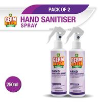 Gambar Hotsale TWIN PACK GermKiller GK Water-based Sanitiser 250ml Baby Powder Frag. Alcohol-free. Non-drying. Meets EN13727 Standards A Hygienic Handrub And Surgical Handrub Products. Safe And Effective Germ Killer dari Madecrafts undefined 1 Tokopedia
