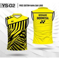 Gambar jersey bulu tangkis tanpa lengan kaos badminton custom nama dan logo - Kuning, XS dari kaosjerseytokobaru undefined 1 Tokopedia