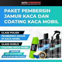 Gambar PAKET PEMBERSIH JAMUR KACA DAN COATING KACA MOBIL - Penghilang Jamur Kaca, Coating Kaca, Efek Daun Talas, Mencegah Jamur Pada Kaca Kendaraan - Paket Perawatan Kaca Kendaraan aman pada kaca by AUTO FUSIONPRO - 2x100ML+LAP+PAD dari Auto Fusionpro undefined 1 Tokopedia