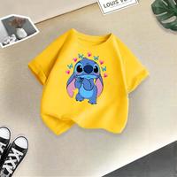 Gambar Disney Summer Stitch Clothing Creative Printed Cotton Baby Tshir dari Quicksite Id undefined 1 Tokopedia