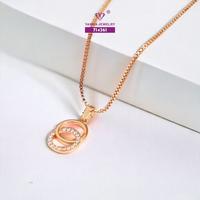 Gambar Yaxiya Kalung Wanita Double Ring Permata Perhiasan Lapis Emas 18K 012 - 714361, Liontin Saja dari YAXIYA JEWELRY undefined 2 Tokopedia