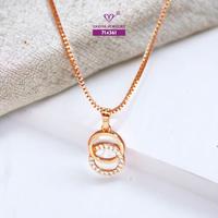 Gambar Yaxiya Kalung Wanita Double Ring Permata Perhiasan Lapis Emas 18K 012 - 714361, Liontin Saja dari YAXIYA JEWELRY undefined 1 Tokopedia