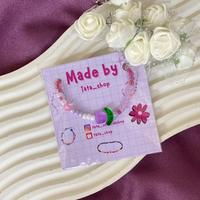 Gambar Brgn - Gelang Bracelet Mermaid Pink/ Gelang Manik Korea/ Gelang dari Breagan undefined 3 Tokopedia