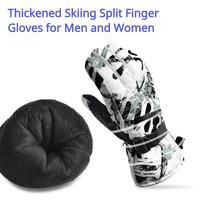 Gambar Skiing Split Finger Gloves For Men And Women Winter Warm Thickene dari Zimraan Jair undefined 2 Tokopedia