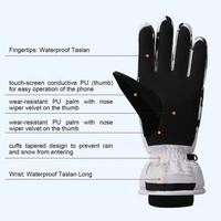 Gambar Winter Gloves Men Snowboard Gloves Windproof Cold Weather Mitten dari Zimraan Jair undefined 5 Tokopedia