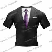 Gambar Black Tuxedo Surf Clothing Bjj Mma Men Rash Guard Short Sleeve Di dari Harmoni Permai undefined 5 Tokopedia