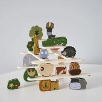 Gambar Montessori Balanced Wooden Stacked Seesaw Toy Building Block Game dari Ocean Kraft undefined 4 Tokopedia