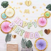 Gambar Brithday Flag / Gantungan Happy Birthday dari ATK Grafitti undefined 1 Tokopedia