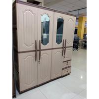 Gambar (INSTAN) OTC 4PL Wood Brown - Lemari Jumbo 4P Olymplast /Lemari Plastik 4 Pintu dari ARKATA STORE undefined 4 Tokopedia