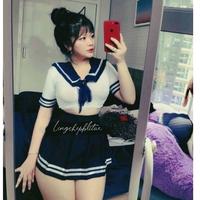 Gambar Lingerie Seksi Costume Cosplay Baju Sekolah Jepang Jumbo - Baju Rok, L dari rich.idea undefined 5 Tokopedia