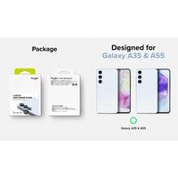 Gambar Ringke Camera Protector Compatible For Samsung Galaxy A35 / A55 5G Camera Lens Frame Glass Black Hitam Pelindung Kamera Metal Camera Cover Alumunium Full Glue Anti Gores Full Cover Full Screen Case Friendly Bubble Free Tahan Gores Tahan Banting Anti Drop dari Official Ringke Partner undefined 4 Tokopedia