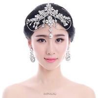 Gambar Aksesoris Mahkota Kristal Silver Pengantin Hijab Modern MPM010 dari Dunia Pernik House undefined 1 Tokopedia