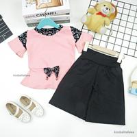 Gambar Set Lulu uk 2-4 Tahun / Setelan Anak Perempuan Lengan Terumpet Kulot dari Cahyonomk631 undefined 1 Tokopedia