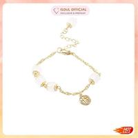 Gambar COD Gelang Wanita Adjustable Berkah Hoki Kebahagiaan warna Emas dari iSoul Official undefined 5 Tokopedia