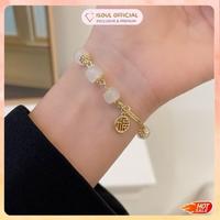 Gambar COD Gelang Wanita Adjustable Berkah Hoki Kebahagiaan warna Emas dari iSoul Official undefined 4 Tokopedia