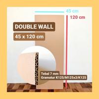 Gambar Karton Sheet Kardus Lembaran Double Wall 45 X 120 Cm, Tebal 7 Mm dari Koolbox Co. undefined 1 Tokopedia