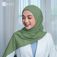 Gambar Nobby Arissa Pashmina 1 Bahan Ceruty Premium Jilbab Cantik Syar'i Instan Wanita Hijab Chiffon Lembut Tegak - Hijau dari Nobby_NEW undefined 2 Tokopedia