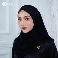 Gambar Nobby Arissa Pashmina 1 Bahan Ceruty Premium Jilbab Cantik Syar'i Instan Wanita Hijab Chiffon Lembut Tegak - Hijau dari Nobby_NEW undefined 5 Tokopedia