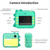 Gambar Kids Camera Instant Print Camera For Kid Children 1080P Video Photo dari fezaras undefined 5 Tokopedia