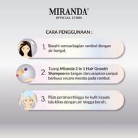 Gambar hk3 MIRANDA Hair Growth Formula Shampoo 2 In 1 With Conditioner 200 dari SYAHJEHAN47 undefined 4 Tokopedia