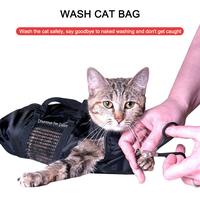 Gambar Pet Supply Cat Grooming Bathing Restraint Bags with Muzzle for Nail dari dazada store undefined 3 Tokopedia