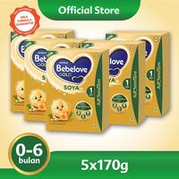 Gambar Bebelove Gold Soya 1 Susu Formula 0 -6 Bulan 5 x 170 gr dari toko rumah ta undefined 1 Tokopedia