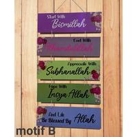 Gambar Hiasan Dinding - 5 Susun Gantung Home Decor islami - Motif A dari kuberimura undefined 5 Tokopedia