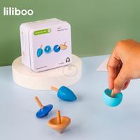 Gambar Mainan Edukasi Anak Montessori Kayu Spinning Tops Toy Mini Family Game dari D F G undefined 1 Tokopedia