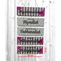 Gambar Hiasan Dinding - 5 Susun Gantung Home Decor islami - Motif A dari kuberimura undefined 2 Tokopedia