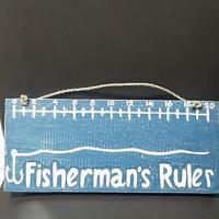 Gambar Gantungan hiasan dinding FISHERMAN RULER home decor - Cokelat dari Homdec By D&A undefined 3 Tokopedia