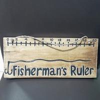 Gambar Gantungan hiasan dinding FISHERMAN RULER home decor - Cokelat dari Homdec By D&A undefined 1 Tokopedia