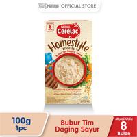 Gambar Y㊛PH NESTLE CERELAC HOMESTYLE MEALS BUBUR BAYI TIM DAGING SAYUR 100G dari gajkajaamarkets undefined 2 Tokopedia