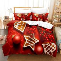 Gambar Santa Claus Bedding Set Kid's Duvet Cover Set Christmas Gifts Bedding dari INDIRAAA348 undefined 3 Tokopedia