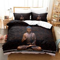 Gambar Buddha Statue Bedding Set Duvet Cover Set 3d Bedding Digital Printing dari BAHTIARR39 undefined 4 Tokopedia