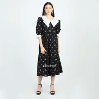 Gambar MARIGOLD Batik Jumputan Tiered Midi Dress Sèkouwit In Black - M/L dari Sekouwit undefined 2 Tokopedia