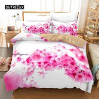 Gambar 3D Peach Blossom Duvet Cover Set Blooming Flower Pattern Bedding Set dari BAHTIARR39 undefined 1 Tokopedia