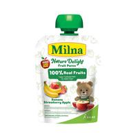 Gambar A✪MD MILNA NATURE DELIGHT APPLE BANANA STRABERRY 80G (6 PACK) L㊚ZN dari hajjananamarkets undefined 2 Tokopedia