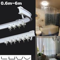 Gambar 1M 2M 3M 6 Meter Flexible Cuttable Bendable Curtain Track Rail Gl dari Kimberley Style undefined 1 Tokopedia