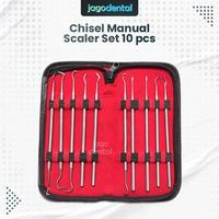 Gambar Pembersih Karang Gigi Manual Set / Scaller Intrument Chisel Scaler Kit dari CV Visionary Progress undefined 3 Tokopedia