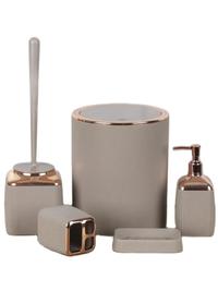 Gambar Lux 5 Pcs Mink Color Bathroom Accessories Set Toothbrush Soap Hol dari Gama of Life undefined 1 Tokopedia