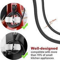 Gambar Holder Kabel Organizer Sticky Cord Wrapper For Appliances 4pcs White dari Dekaem Store undefined 1 Tokopedia