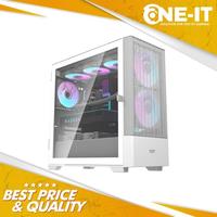 Gambar Casing Darkflash DK415M M-ATX PC Case White Komputer Tempered Glass dari ONE IT EXPERT undefined 1 Tokopedia