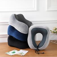 Gambar Soft Travel Pillow U Shaped Travel Healthcare Memory Foam Neck Cervical Airplane Pillow Neck Cushion dari R Otodidak undefined 1 Tokopedia