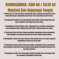 Gambar PURE ASHWAGANDHA + PREMIUM BIO-HERBS 60 CAPSULES ORIGINAL dari Mawar shop22 undefined 2 Tokopedia