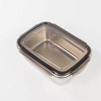 Gambar Kotak Makan Stainless Steel Anti Tumpah Lunch Box - Hitam, 350 ml dari Online Produk Store undefined 4 Tokopedia