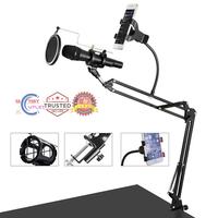 Gambar Microphone Phone Desktop Mobile Holder Meja Studio Mic Smartphone dari Ridder shop undefined 4 Tokopedia