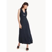Gambar Terbatass Premium Tencel Maxi Sailor Collar Dress - Navy Originall dari Sandy Frederickson officials undefined 4 Tokopedia